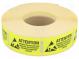 Self-adhesive ESD label  Width 45mm  L 25mm
