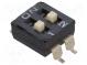 Schalter  DIP-SWITCH  Anzahl Sektionen  2  ON-OFF  0,1A/50VDC