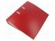 Ordner  A4  bordeaux  W  75mm
