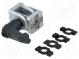 Scharnier  für Profile  Nutbreite  5mm  mit Hebel  Aluminium