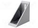Winkel  für Profile  Nutbreite  8mm  W  40mm  H  76mm  L  76mm