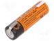 Batterie  Lithium  3,6V  AA  2100mAh  Ø14,5x50,6mm  Lötplättchen