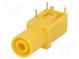 Buchse  4mm Bananen  24A  33mm  gold  vergoldet  für Frontplatten