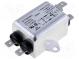 Filter  Entstörkondensator  250VAC  10mH  Cx  15nF  Cy  2,2nF  1,5A