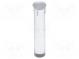 Lichtwellenleiter für LED  rund  Ø2,3mm  Front  flach  gerade