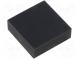 Selbstklebender Fuß  schwarz  Gummi  Y  10mm  X  10mm  Z  3,5mm