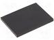 Selbstklebender Fuß  H  1,5mm  schwarz  Gummi  W  20mm  L  15mm