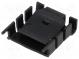 Radiator  gepresst  TO218,TO220  schwarz  L 25,4mm  W 25mm  18K/W