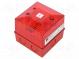 Signalgeber  Licht  Blitzlicht  rot  FL40  24VDC  IP65  306mA  5J