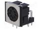 Buchse  DIN  weiblich  abgeschirmt  PIN  7  Ausg.-Sys  270°  THT