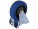 Transportrad  Ø  125mm  W  32mm  H  156mm  steif,mit Montageplatte