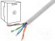 Leitungen  F/UTP  5e  Line  CCA  4x2x26AWG  PVC  grau  100m
