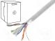 Leitungen  F/UTP  6  Draht  Cu  4x2x0,57mm  PVC  grau  305m
