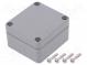 Gehäuse  universell  X  58mm  Y  64mm  Z  35mm  ABS  dunkelgrau  IP67