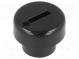 Drehknopf  Mini  Kunststoff  Durchm.Achse  6mm  Ø12x4,5mm  schwarz