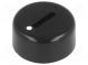 Drehknopf  Mini  Kunststoff  Durchm.Achse  6mm  Ø12x4,5mm  schwarz