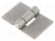 Scharnier  B  60mm  Edelstahl  H  40mm