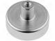 Magnet  beständig  hartes Ferrit  H  10mm  125N  Ø  40mm