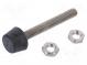 Andrückschraube  Gewinde  M6  Edelstahl  L  55mm  Ø  13mm