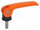 Hebel  Spanner  L. Gewinde  40mm  L.Hebel  101mm  Korpus  orange