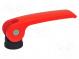 Hebel  Spanner  L. Gewinde  10mm  L.Hebel  63mm  Korpus  rot