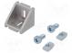 Winkel  für Profile  Nutbreite  8mm  W  28mm  H  30mm  L  30mm