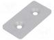 Flachblech  für Profile  W  30mm  L  60mm  Stahl  Profilgröße  30mm