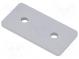 Flachblech  für Profile  W  30mm  L  60mm  Stahl  Profilgröße  30mm