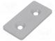 Flachblech  für Profile  W  40mm  L  80mm  Stahl  Profilgröße  40mm