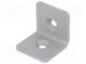 Winkel  für Profile  W  45mm  H  45mm  L  45mm  Stahl  silber