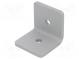 Winkel  für Profile  W  45mm  H  45mm  L  45mm  Stahl  silber