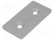 Flachblech  für Profile  W  45mm  L  90mm  Stahl  Profilgröße  45mm