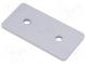 Flachblech  für Profile  W  45mm  L  90mm  Stahl  Profilgröße  45mm