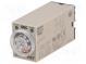 Zeitrelais  0,5÷10s  DPDT  250VAC/5A  24VDC  Sockel  -10÷50°C  IP40