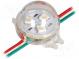 LED  RGB  IP68  Anz.Dioden  3  Geh  5050,PLCC6  30x23mm  12V
