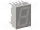 Display  LED  7-segmentig  14,2mm  rot  9,1-16mcd  Kathode  Anz.Z 1