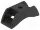 Halter  schraubbar  Polyamid  schwarz  A  16mm  B  19,1mm  C  44mm