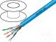 Leitungen  HELUKAT® 1200,S/FTP  7  Draht  Cu  4x2x22AWG  FRNC  blau