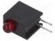 LED  im Gehäuse  rot  3mm  Anz.Dioden 1  10mA  Linse  diffus, rot