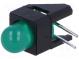 LED  grün  5mm  10mA  Linse  diffus, grün  60°  2,1÷2,7V  4,7mcd