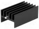 Radiator  geprägt  H  TO220  schwarz  L 40mm  W 23,3mm  H 16,5mm