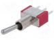 Schalter  Hebelschalter  Schaltstellungen 3  SP3T  ON-OFF-ON