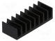 Radiator  geprägt  schwarz  L 7mm  W 19mm  H 4,8mm  47K/W