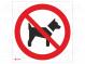 Sicherheitszeichen  Verbot  Mat  PVC  W  200mm  H  200mm