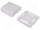 Gehäuse  Wandbefestigung  X  80mm  Y  80mm  Z  35mm  ABS  weiss