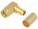 Stecker  SMA  männlich  mit 90°-Winkel  50Ω  für Leitungen  PTFE
