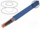 LAPP 0034221 Leitungen  JE-LiYCY  4x2x0,5mm2  PVC  hellblau  1/2kV  CPR  Eca