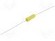 Kondensator  Polypropylen  0,1uF  ±5%  Ø6x15mm  -55÷100°C  250VDC