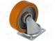 Transportrad  Ø  125mm  W  38mm  H  155mm  Drehrad  250kg