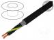 HELUKABEL 10967 Leitungen  JZ-500-C  3G2,5mm2  PVC  schwarz  300/500V  CPR  Eca